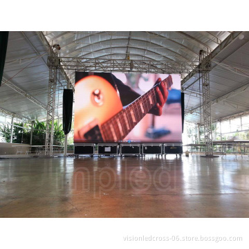 Low Power Consumption P6 SMD indoor LED display panel for stage background